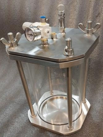 Recipiente in pressione in vetro - BHFGC series - Burhani Engineering Technology - in acciaio inossidabile / in acrilico