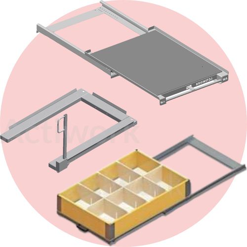 Cassetto scorrevole - TP series - ACTIWORK - per pallet