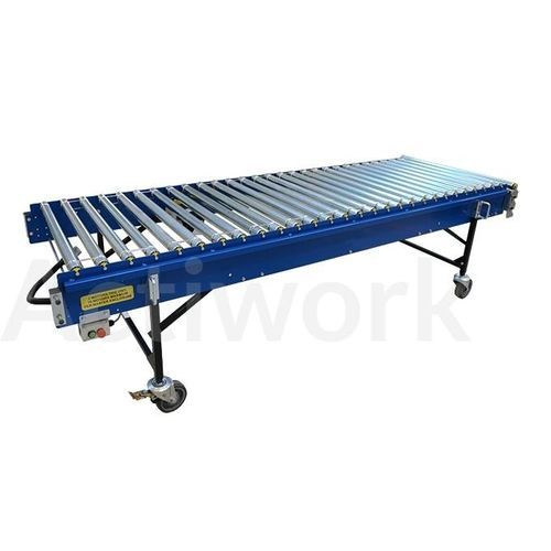 Trasportatore a nastro - ACTIWORK - a rulli / orizzontale / curvo