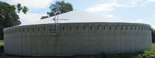 Copertura per vasca di stoccaggio a doppia membrana - Nesemeier GmbH - per biogas