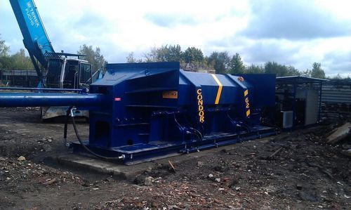 Pressa imballatrice per ferraglia - Condor series - ECOTECNICA EUROPE S.r.l. - per veicolo / orizzontale / 800x600x1000