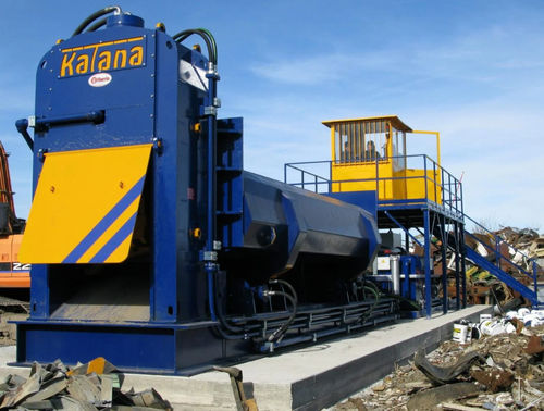 Pressa imballatrice per ferraglia - Katana 265 - ECOTECNICA EUROPE S.r.l. - verticale / 800x600x1000