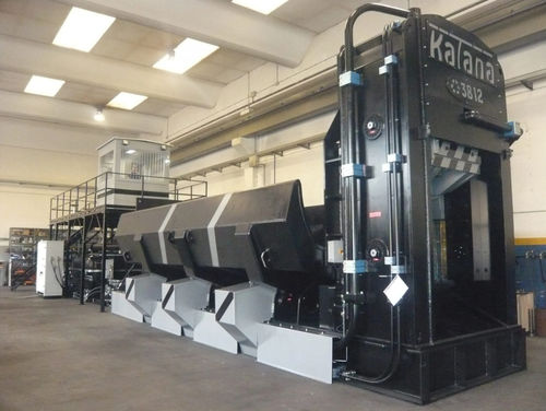 Pressa imballatrice per ferraglia - Katana 3812 - ECOTECNICA EUROPE S.r.l. - verticale / 1000x800x1000