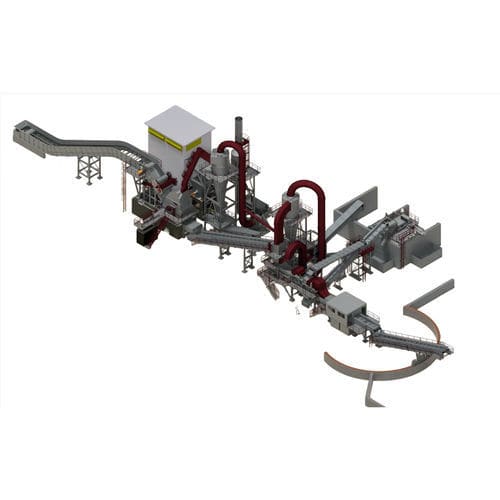 Mulino per rifiuti - FR 3030 - Parfer Siti srl - a flagelli / orizzontale / ad alta prestazione
