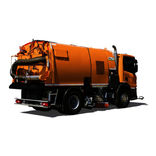Spazzatrice-lavasciuga combinata per pavimenti per strade - M-U-T-AUSTROCLEANER - Steyr Automotive GmbH - uomo a bordo / con motore a combustione / per polveri