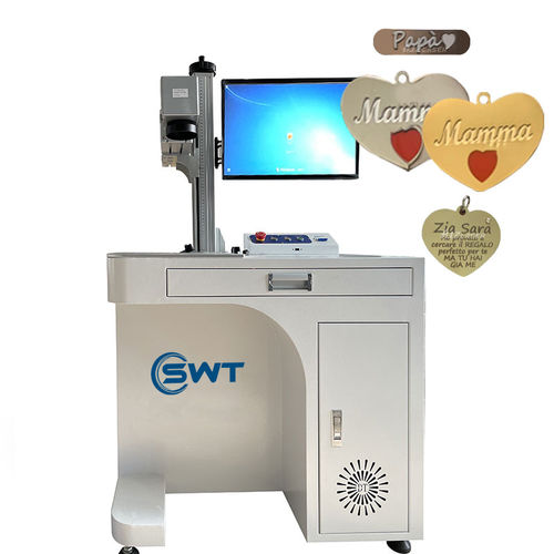 Macchina di marcatura laser a fibra - DB-04 50W - Wuhan SWT Laser Technology - per metallo / per acciaio inossidabile / manuale