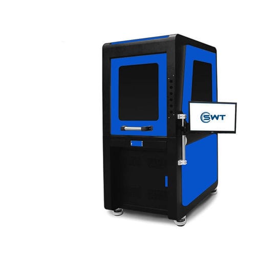 Macchina di marcatura laser a fibra - DB-02 100W - Wuhan SWT Laser Technology - per metallo / di pietre / per alluminio