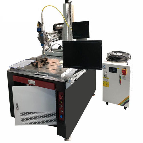 Macchina saldatrice laser a fibra - AWD-3000 - Wuhan SWT Laser Technology - automatica / in linea / per componenti elettronici