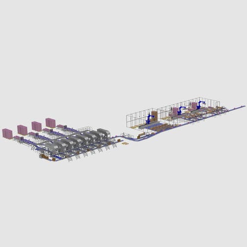 Linea di imballaggio per l'industria agroalimentare - Kantec - per la logistica / per uova / robotizzata
