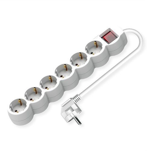 Multipresa con interruttore - 19990956 - SECOMP Electronic Components GmbH - con spia luminosa / CEE / 6 prese