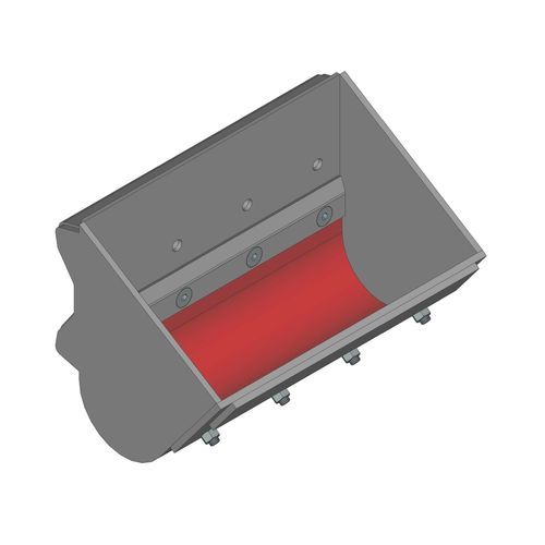 Tazza elevatrice bentonitica - MEXGOS Sp. z o.o. - in acciaio inossidabile / in gomma / per carichi pesanti