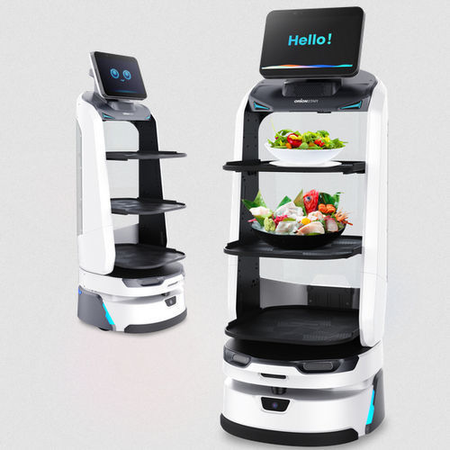 Robot di consegna per cibo - LuckiBot Pro - ORIONSTAR - per hotel / per ospedale / per ristorante