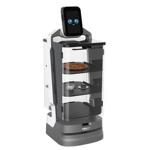 Robot di consegna per cibo - LuckiBot - ORIONSTAR - per hotel / per centro commerciale / per ristorante