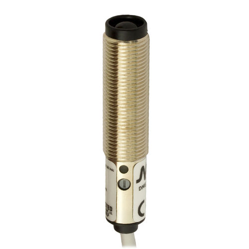 Sensore fotoelettrico a barriera - DM series - DATASENSING - sensore a riflessione diretta / cilindrico / infrarosso