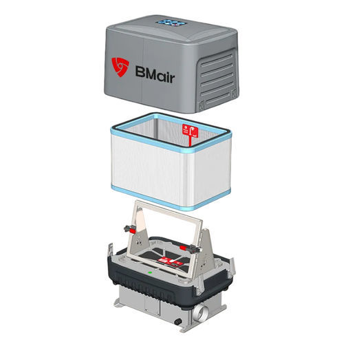 Sistema di filtrazione antiparticolato - MAO-3 series - BMAir International BV - a carboni attivi / ad aria / ad alte prestazioni