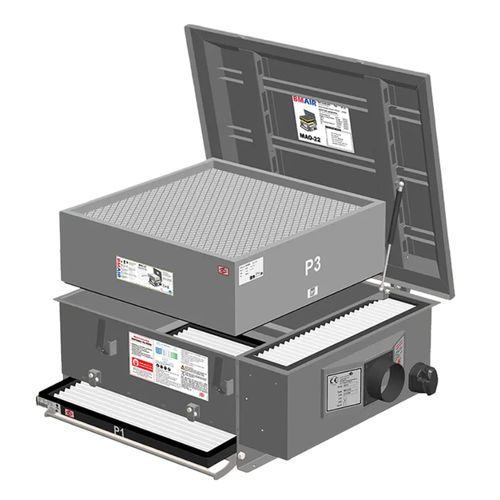 Sistema di filtrazione antiparticolato - MAO-22 series - BMAir International BV - a carboni attivi / ad aria / per aria di processo