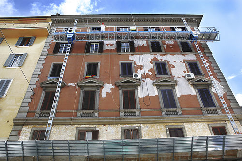 Piattaforma autosollevante leggera - T 16 - SALERNO PONTEGGI S.R.L. - monoalbero / con doppio albero