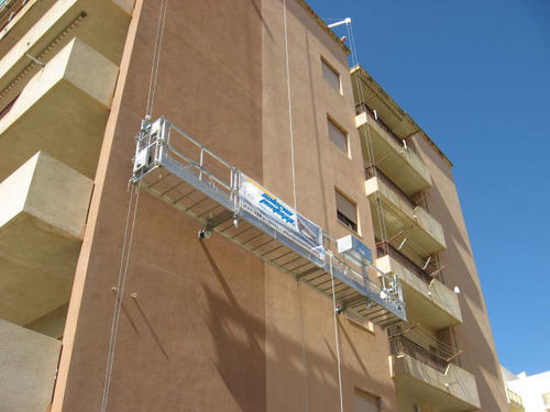 Piattaforma di sollevamento - SP 500 T/M - SALERNO PONTEGGI S.R.L. - sospesa / per cantiere