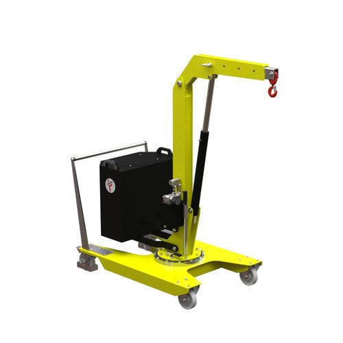 Mini gru da officina 200 kg - 01M2 - Flex Lifting Cranes by AxA Group S.r.l. - telescopico / con contrappesi / elettrico