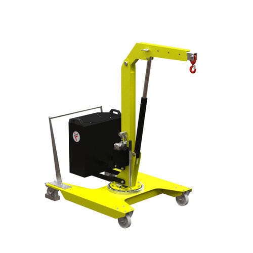 Mini gru da officina 500 kg - 01M5 - Flex Lifting Cranes by AxA Group S.r.l. - telescopico / con contrappesi / compatto