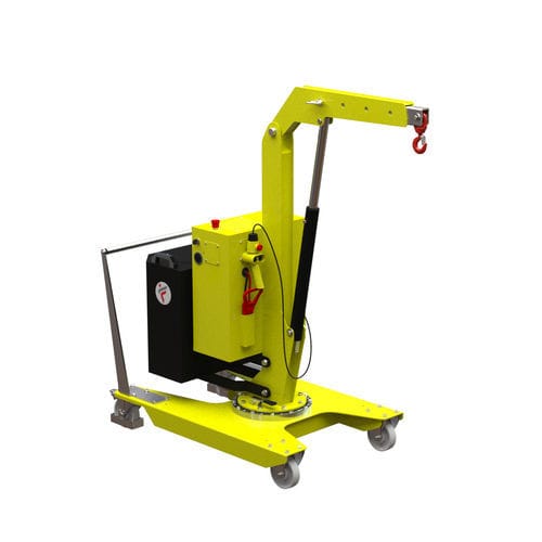 Mini gru da officina manuale - 01B2 - Flex Lifting Cranes by AxA Group S.r.l. - 200 kg / telescopico / con contrappesi