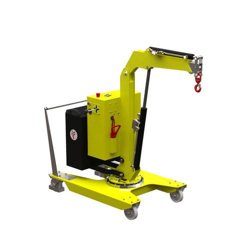 Mini gru da officina manuale - 01B2SE_400 - Flex Lifting Cranes by AxA Group S.r.l. - 200 kg / telescopico / con contrappesi