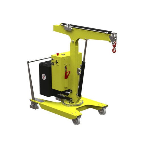 Mini gru da officina manuale - 01B2SE_1000 - Flex Lifting Cranes by AxA Group S.r.l. - 200 kg / telescopico / con contrappesi
