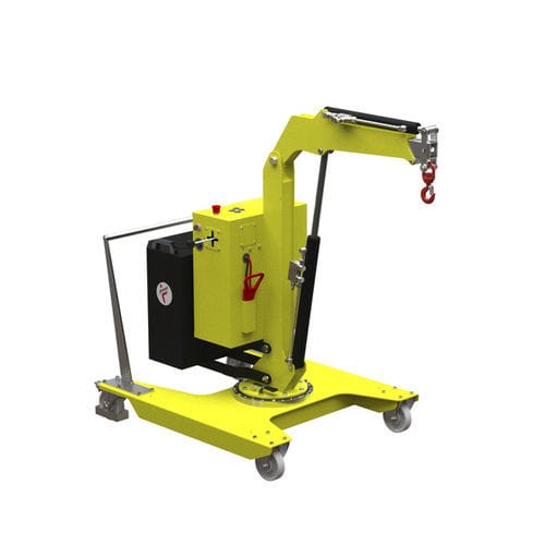 Mini gru da officina manuale - 01B5SE_400 - Flex Lifting Cranes by AxA Group S.r.l. - 500 kg / telescopico / con contrappesi