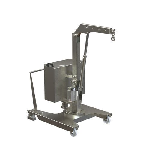 Mini gru da officina 500 kg - 01M5AISI - Flex Lifting Cranes by AxA Group S.r.l. - idraulico / telescopico / con contrappesi