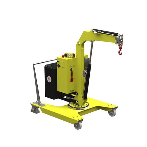 Mini gru da officina con contrappesi - 01B5SER_400 - Flex Lifting Cranes by AxA Group S.r.l. - 500 kg / idraulico / manuale