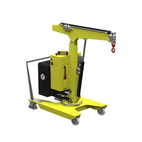 Mini gru da officina 200 kg - 01B2SER_1000 - Flex Lifting Cranes by AxA Group S.r.l. - telescopico / con contrappesi / pieghevole