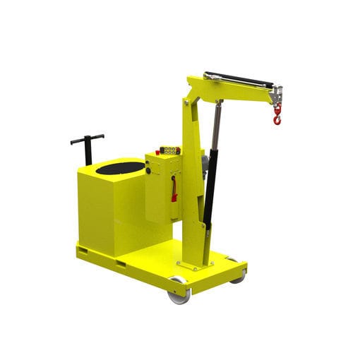 Mini gru da officina 1 tonnellata - GZ1000B - Flex Lifting Cranes by AxA Group S.r.l. - idraulico / telescopico / con contrappesi