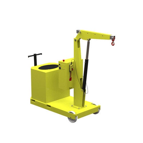 Mini gru da officina 1 tonnellata - GZ1000BP - Flex Lifting Cranes by AxA Group S.r.l. - telescopico / con contrappesi / pieghevole