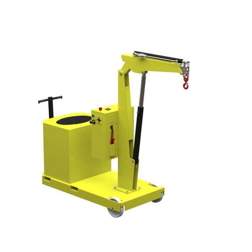 Mini gru da officina per carichi eccezionali - GZ1000BSE - Flex Lifting Cranes by AxA Group S.r.l. - 1 tonnellata / telescopico / con contrappesi