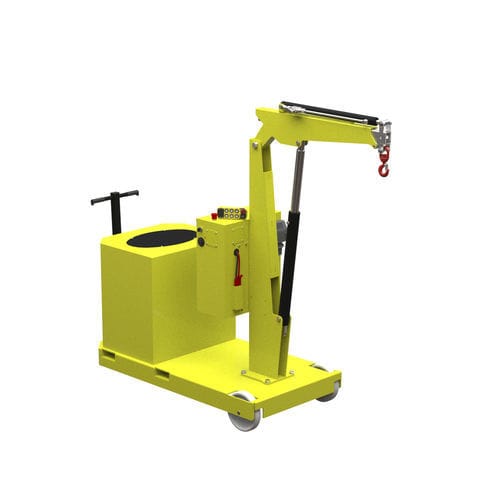 Mini gru da officina per carichi eccezionali - GZ1000BSER - Flex Lifting Cranes by AxA Group S.r.l. - 1 tonnellata / telescopico / con contrappesi