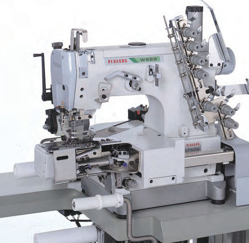 Macchina da cucire doppio punto a catenella - W674 series - Pegasus - a 4 aghi / con 5 aghi / a 7 fili