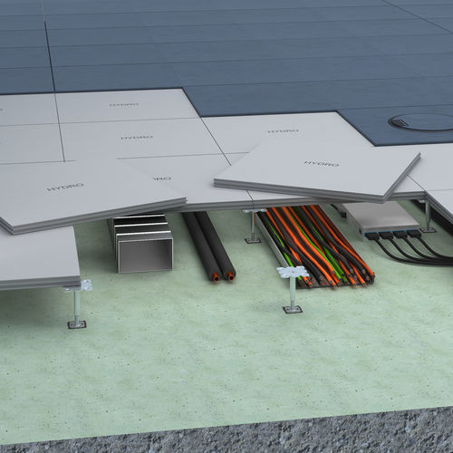 Rivestimento di pavimenti in pietra - HYDRO - Lindner Group - acustico / resistente al fuoco / resistente all'acqua