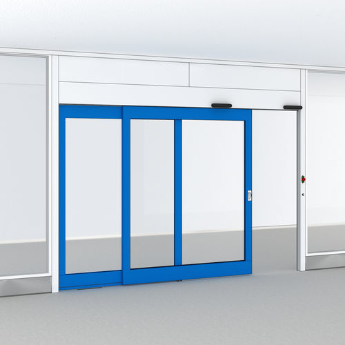 Sistema di porte scorrevole - Slide-In MPH - Lindner Group - in alluminio / in acciaio inossidabile / per interno