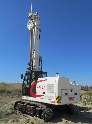 Perforatrice ad elica continua - HR 40 CFA - MAIT S.p.A. - su autotelaio / cingolata / rotativa