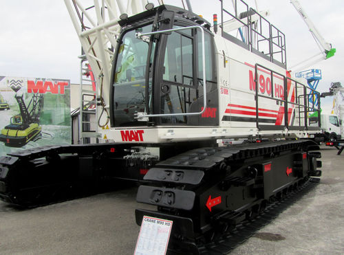 Gru cingolata - M90 HD - MAIT S.p.A. - tralicciata / per cantiere / idraulica