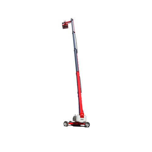 Piattaforma telescopica con motore diesel - 135-RJ - MEC AERIAL WORK PLATFORMS - su ruota / per uso esterno / per terreno accidentato