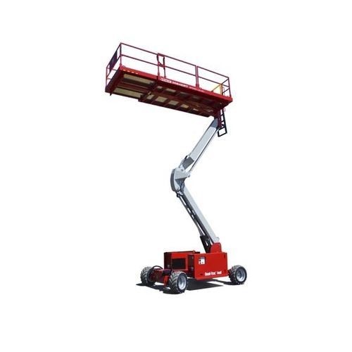 Piattaforma articolata per terreno accidentato - 2684ES Speed Level® - MEC AERIAL WORK PLATFORMS - su ruota / con alimentazione a batteria / autolivellante