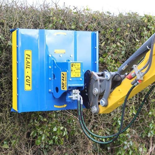 Testina per decespugliatore per miniescavatore - FH80 - Slanetrac Engineering Ltd. - idraulica