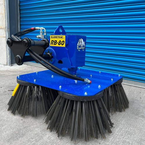 Spazzolone di lastricato - RB80 - Slanetrac Engineering Ltd. - per miniescavatore