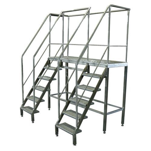 Piattaforma di accesso - Schweyer - mobile / porta-operatore / con parapetto di sicurezza