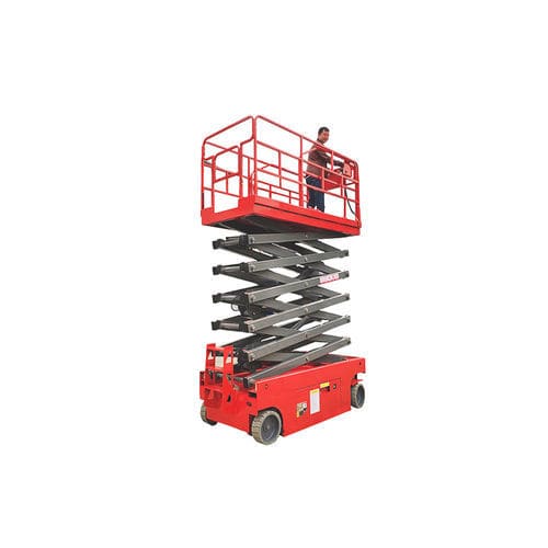 Piattaforma elevatrice a forbice semovente - HW0.3 series - Shandong Hengwang Group Co., Ltd. - avvolgibile / idraulica / per interno