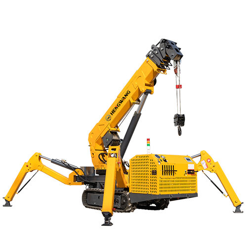 Mini gru con motore diesel - HW300 - Shandong Hengwang Group Co., Ltd. - cingolato / telescopico / di sollevamento
