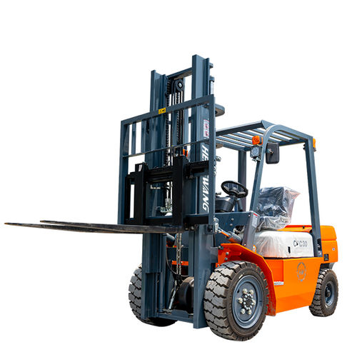 Carrello elevatore diesel - HW-3T - Shandong Hengwang Group Co., Ltd. - con conducente seduto / compatto / 4 ruote