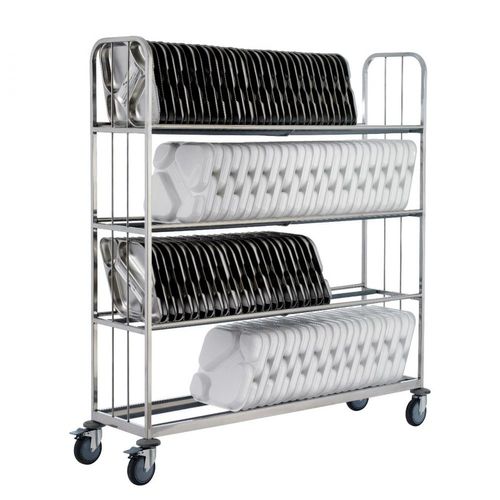 Carrello di stoccaggio - GC-rollbandejasEuro - Grupo Carmelo - in acciaio inossidabile / con rotelle