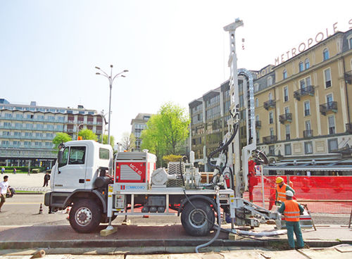 Perforatrice su autotelaio - GEO-T 10 - Comacchio - rotativa